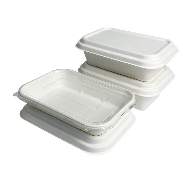 1000ml Rectangular Bagasse Container